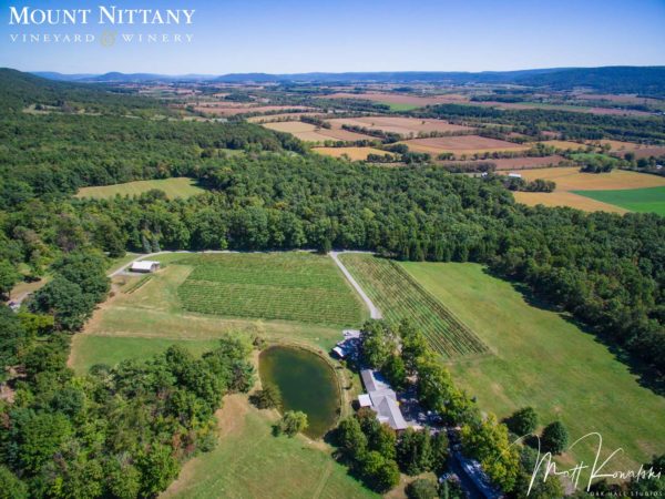 Mt Nittany Winery Aerial Daytime