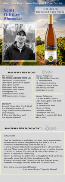 Scott with Blackened Fish Taco Recipe