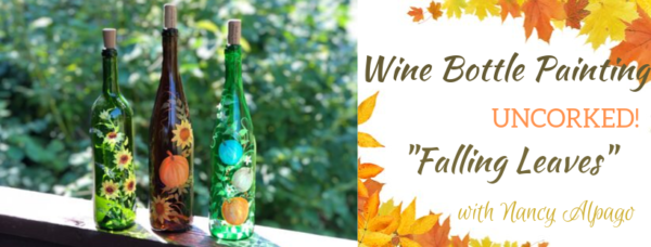 Wine Bottle Painting Uncorked! Falling Leaves