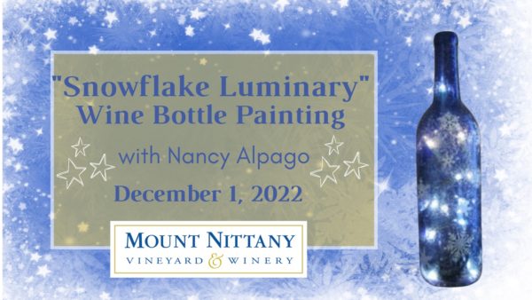 Snowflake Luminary Painting with Nancy Alpago