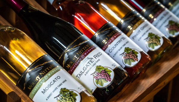 Bottles of wine