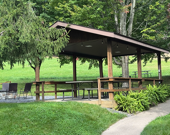 Picture of the outdoor pavilion